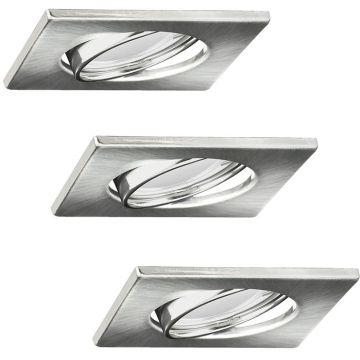 Polux OLIN 305855 Įmontuojamas apšvietimas 1x3,5W/GU10 3000K 250LM IP20