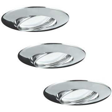 Polux OLIN 306197 Įmontuojamas apšvietimas 1x3,5W/GU10 3000K 250LM IP20
