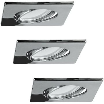 Polux OLIN 309655 Įmontuojamas apšvietimas 1x3,5W/GU10 3000K 250LM IP20