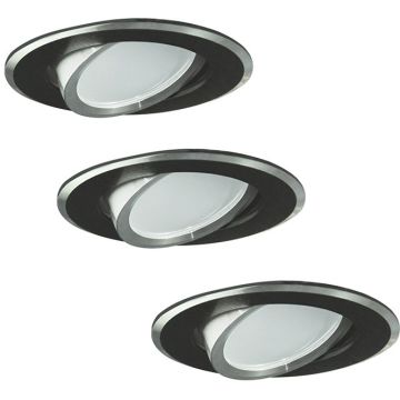 Polux SUN 305251 Įmontuojamas apšvietimas 1x3,5W/GU10 3000K 250LM IP20