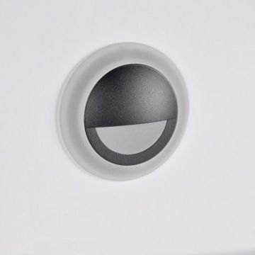 Polux Q4 313706 Lauko laiptų įmontuojama švieslentė 3W/LED 4000K 20LM IP44