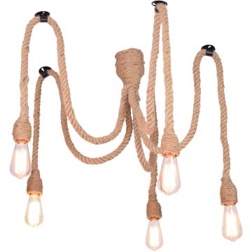 Polux ROPE 312921 Pakabinama lempa 5x12W LED/E27 IP20