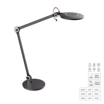 Prezent BELTIS 31213 Darbo stalo lempa 1x9W/LED 638lm IP20