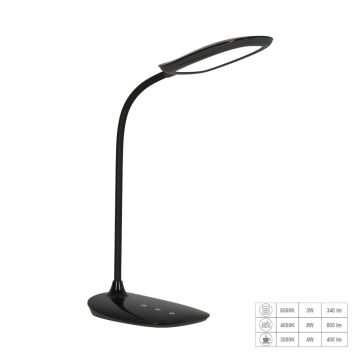 Prezent HEKA 31218 Darbo stalo lempa 1x10W/LED 459lm IP20
