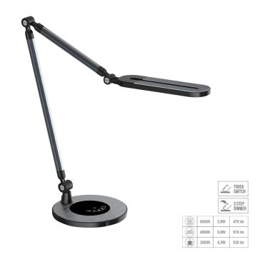 Prezent PTYAS 31210 Darbo stalo lempa 1x9W/LED 462lm IP20
