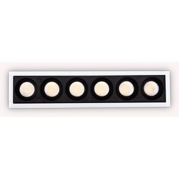 Ideal Lux LIKA 327501 Stogo lubų įmontuojamas šviestuvas 1x10W/LED 3000K ip20