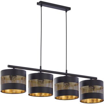 TK Lighting TAGO BLACK 3213 Pakabinama lempa 4x15W/LED E27