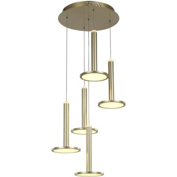 Italux Oliver MD17033012-5A GOLD Pakabinama lempa 5x60W/LED 3000K 3360lm IP20