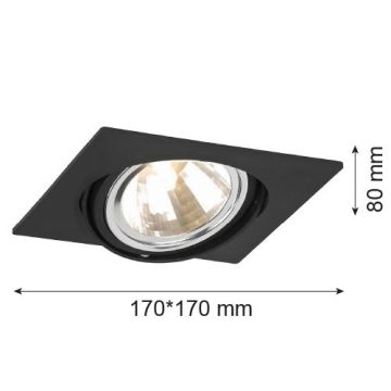 Argon OLIMP 3656 Įmontuojamas apšvietimas 1x6W/G9 IP20