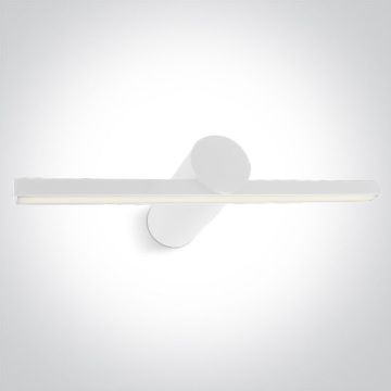 One Light Slim Mirror Lights 38108N/W/W Sienos lempa 1x8W/LED 3000K 700lm IP44