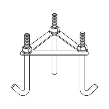 Norlys ACCESSORIES 405 Kablio tvirtinimo elemento gaubtas