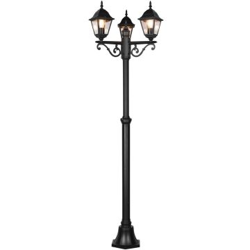 Trio LIVENZA 405760332 Gatvės šviesos stulpas 3x60w/e27 ip44