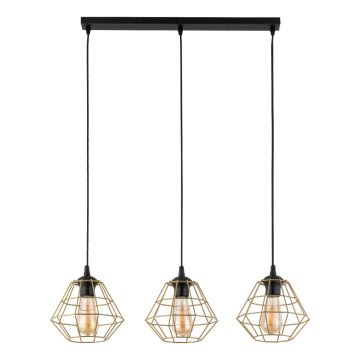 TK Lighting DIAMOND 4642 Stalo lempa 3x15W/E27