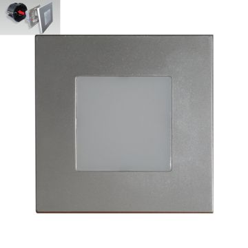 Prezent STEP LIGHT 48302 Lauko laiptų įmontuojama švieslentė 1x1W/LED 60lm IP20