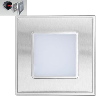 Prezent STEP LIGHT 48303 Lauko laiptų įmontuojama švieslentė 1x1W/LED 60lm IP20