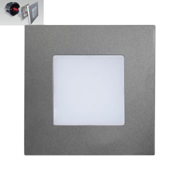 Prezent STEP LIGHT 48305 Lauko laiptų įmontuojama švieslentė 1x1W/LED 60lm IP20