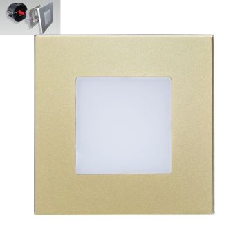 Prezent STEP LIGHT 48334 Lauko laiptų įmontuojama švieslentė 1x1W/LED 60lm IP20