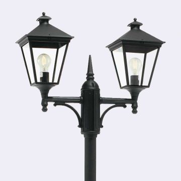Norlys LONDON BIG 492B Gatvės šviesos stulpas 2x11W/E27 IP54