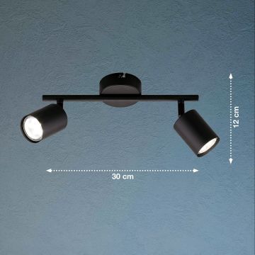 Fischer&Honsel Vano 21129 Taškinis šviestuvas 2x4W/GU10 3000K 640 lm IP20