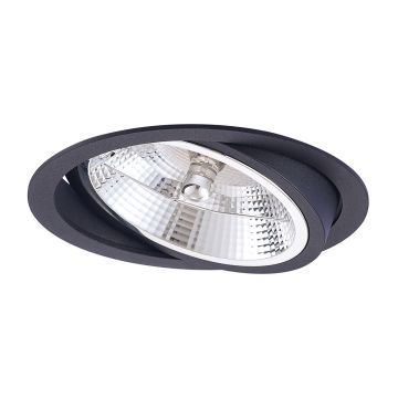 Light Prestige Nero LP-4424/1RS BK movable Įmontuojamas apšvietimas 1x50W/GU10 IP20