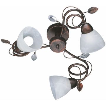 Trio TRADITIO 600700328 Stropo šviestuvas 3x40w/e14 ip20