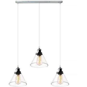 Altavola Design NEW YORK LOFT LA034/CL3_chrom Pakabinama lempa 3x40W/E27 IP20