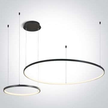 One Light Decorative 63150A/B/W Pakabinama lempa 1x65W/LED 3000K 4800lm IP20
