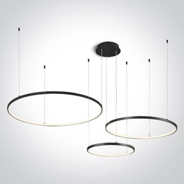 One Light Decorative 63150B/B/W Pakabinama lempa 1x65W/LED 3000K 4800lm IP20