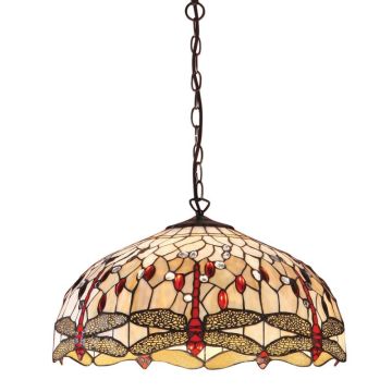 Endon DRAGONFLY BEIGE 64079 Pakabinama lempa 3x60W/E27 IP20
