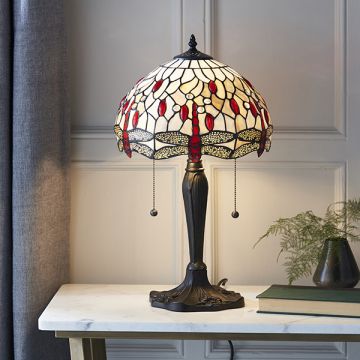 Endon DRAGONFLY BEIGE 64086 Stalo lempa 2x60W/E27 IP20