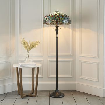 Endon DRAGONFLY BLUE 64069 Stovinė lempa 2x60W/E27 IP20