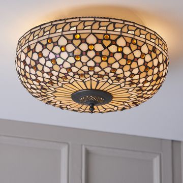 Endon MILLE FEUX 64276 Lubų šviestuvas 2x60W/E27 IP20