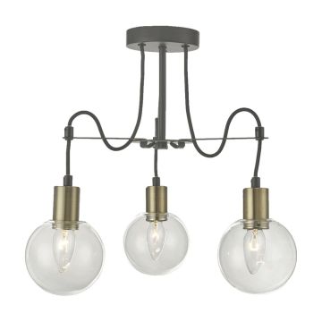 Prezent ABRAZO 64402 Stropo šviestuvas 3x40W/E14 IP20