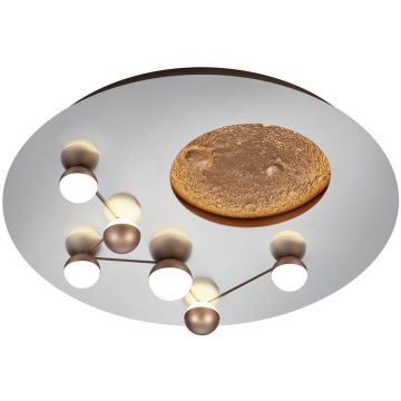 Trio ZODIAC 644810107 Stropo šviestuvas 1x42w/led 2300+3000+4000k 5100lm ip20