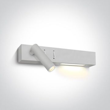 One Light Reading Spots 65146/W/W Sienos lempa 1x3W|1x6W/LED 3000K 480lm IP20