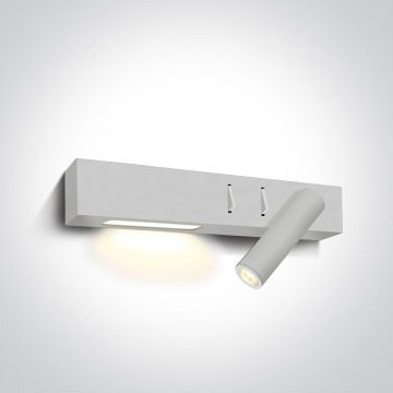 One Light Reading Spots 65146A/W/W Sienos lempa 1x3W|1x6W/LED 3000K 480lm IP20