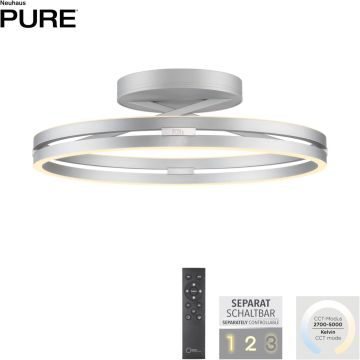 Paul Neuhaus PURE LOOP 6552-95 Stropo šviestuvas 2x52W/LED 2700-5000k 5040lm ip20