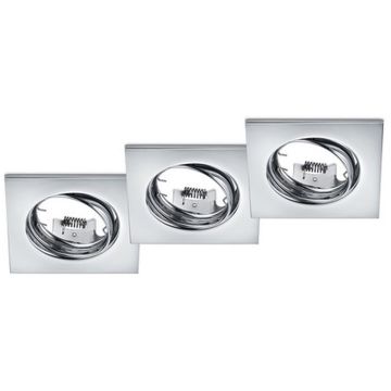 Trio JURA 650000306 Įmontuojamas apšvietimas 3x15w/gu10 ip20