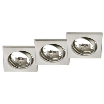 Trio JURA 650000307 Įmontuojamas apšvietimas 3x15w/gu10 ip20