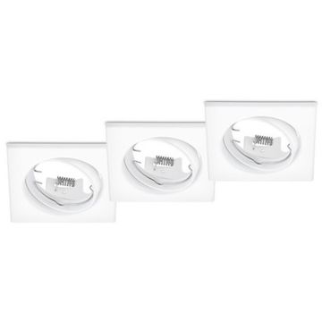 Trio JURA 650000331 Įmontuojamas apšvietimas 3x15w/gu10 ip20