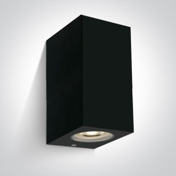 One Light Outdoor Cube 67142K/B Sienos lempa 2x6W/GU10 IP65