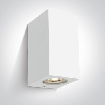One Light Outdoor Cube 67142K/W Sienos lempa 2x6W/GU10 IP65