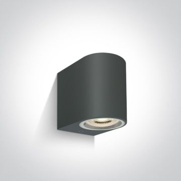 One Light Outdoor Cylinders 67142F/AN Sienos lempa 1x6W/GU10 IP65