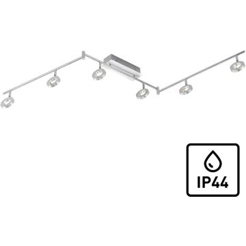 Paul Neuhaus SILEDA 6787-96 Taškinis šviestuvas 6x41W/LED 3000k 4500lm ip44