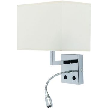 Nowodvorski HOTEL LED 6800 Sienos lempa 1x60W; 1x2,2W/E27/LED 4000K IP20