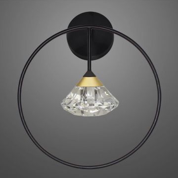 Altavola Design Tiffany LA059/W_black Sienos lempa 1x1x3W/LED 3000K 180lm IP20