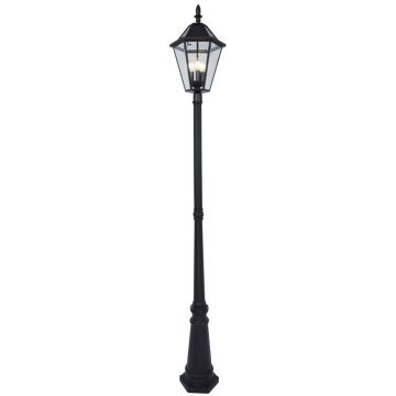 Lutec LONDON SOLAR 6951301189 Gatvės šviesos stulpas 3x6w/ 2700k 300lm ip44