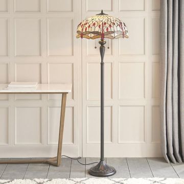 Endon DRAGONFLY BEIGE 70940 Stovinė lempa 2x60W/E27 IP20