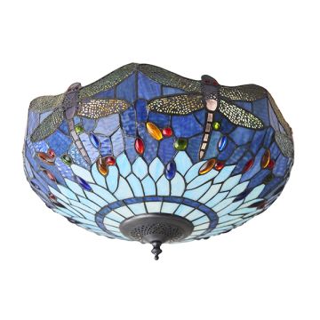 Endon DRAGONFLY BLUE 70722 Lubų šviestuvas 2x60W/E27 IP20