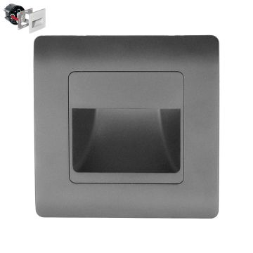 Prezent STEP LIGHT SINGLE VERSION 70439 Lauko laiptų įmontuojama švieslentė 1x1W/LED 95lm IP20